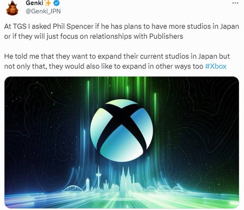 Xbox希望扩大日本工作室