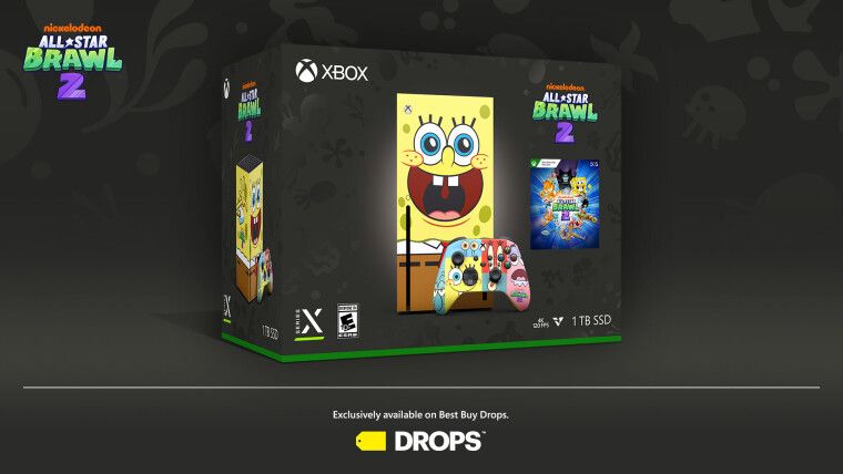 微软推出限量版海绵宝宝主题XboxSeriesX主机