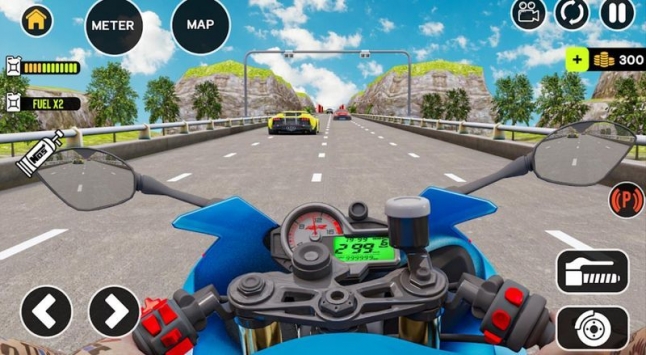摩托车模拟器特技比赛手机版下载截图2