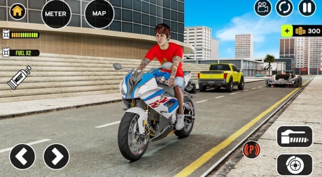 摩托车模拟器特技比赛手机版下载截图5