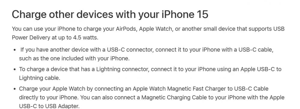 苹果iPhone15与Pro手机USBC接口