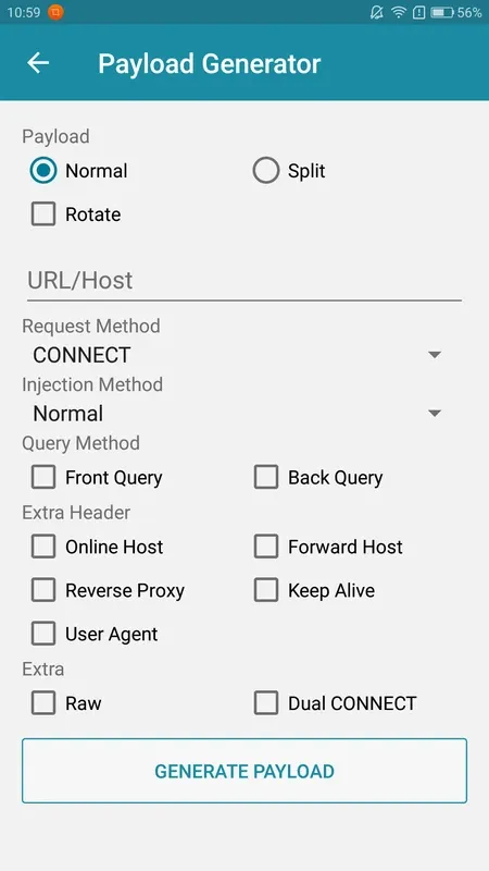 HTTP Injector HTTP Injector