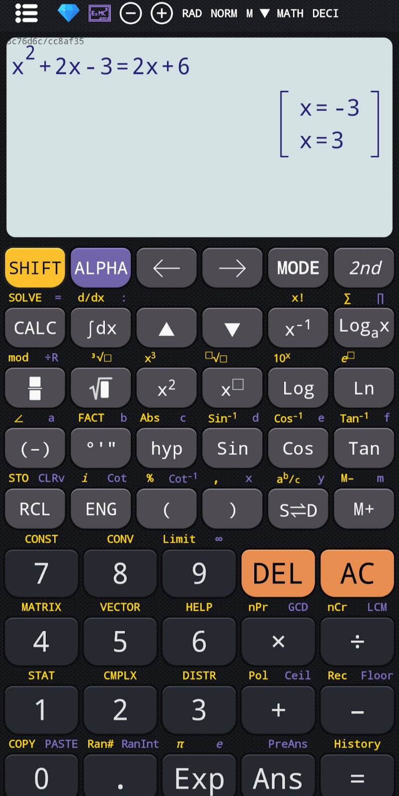 Scientific calculator plus 991 1