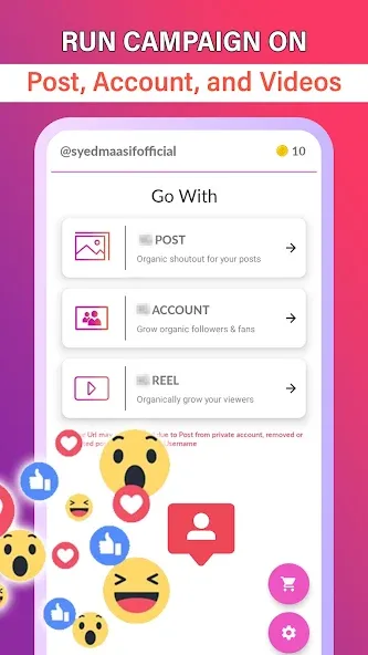 Likes and followers 2