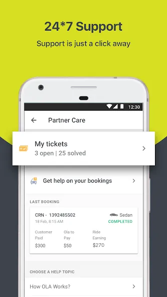 Ola partner Ola partner
