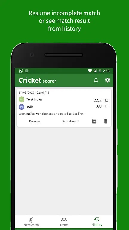 Cricket Scorer Cricket Scorer
