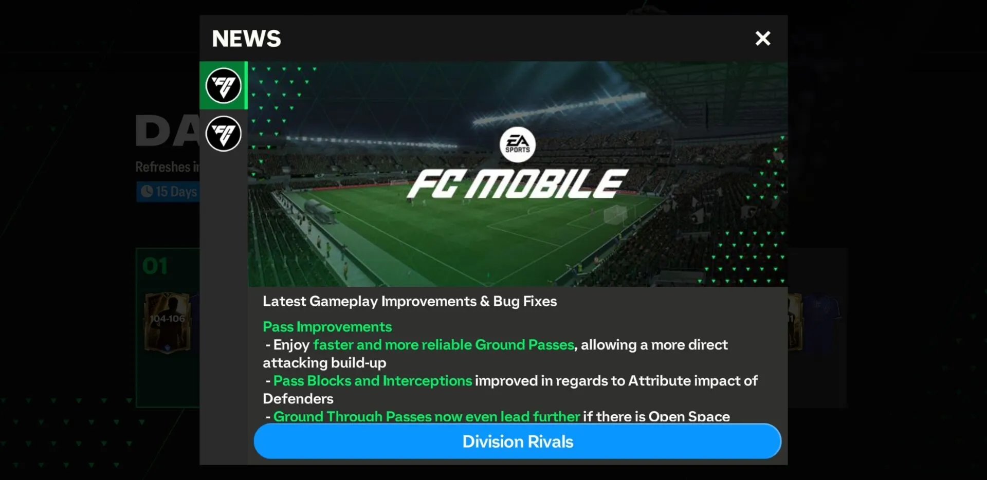 EA SPORTS FC MOBILE BETA 2