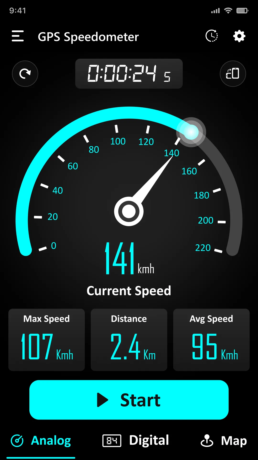 GPS Speedometer 1