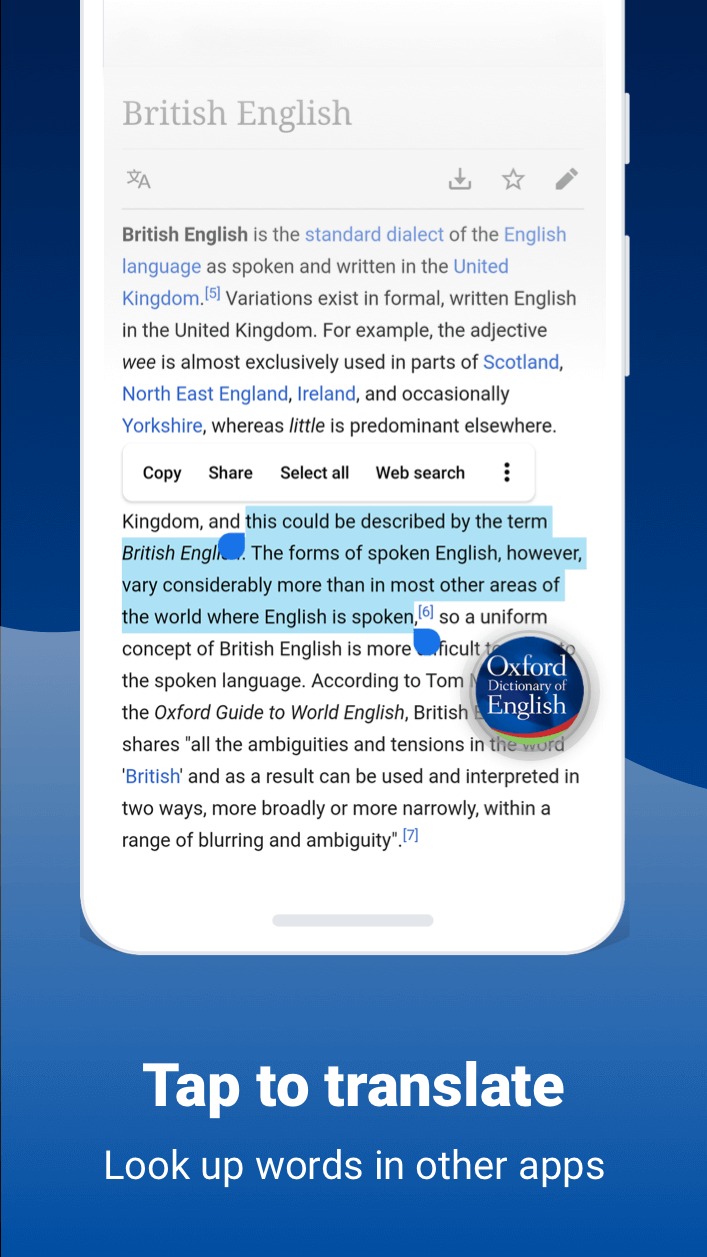 Oxford Dictionary of English Oxford Dictionary of English