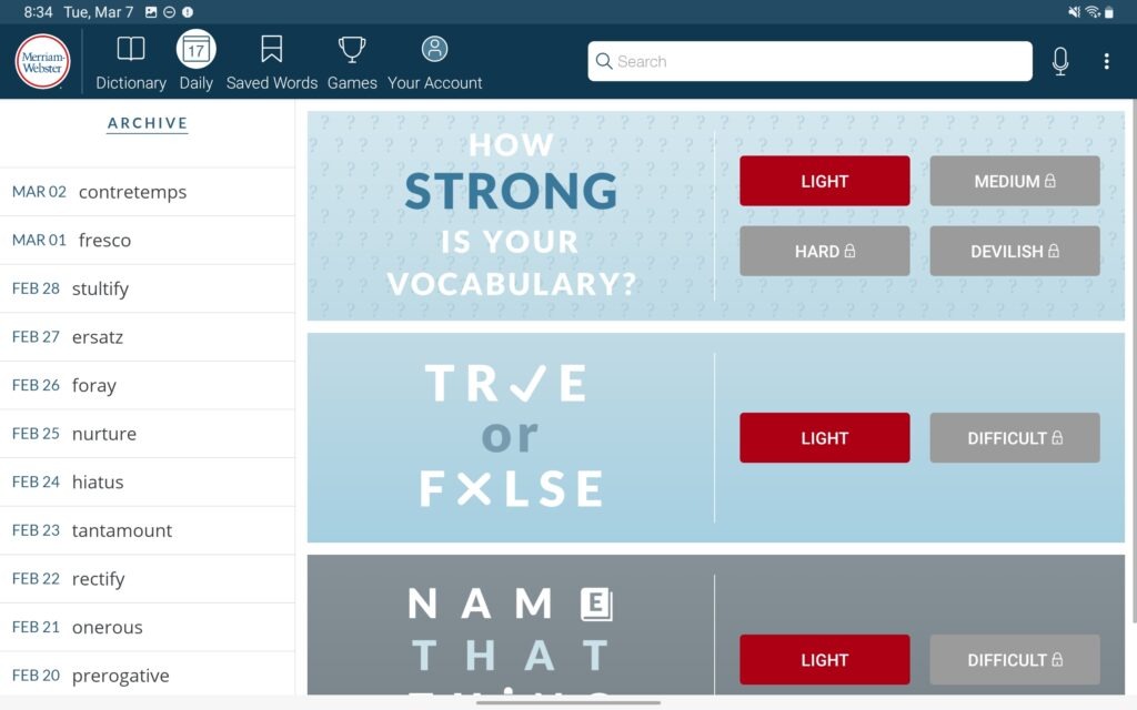 Merriam - Webster Dictionary Merriam - Webster Dictionary