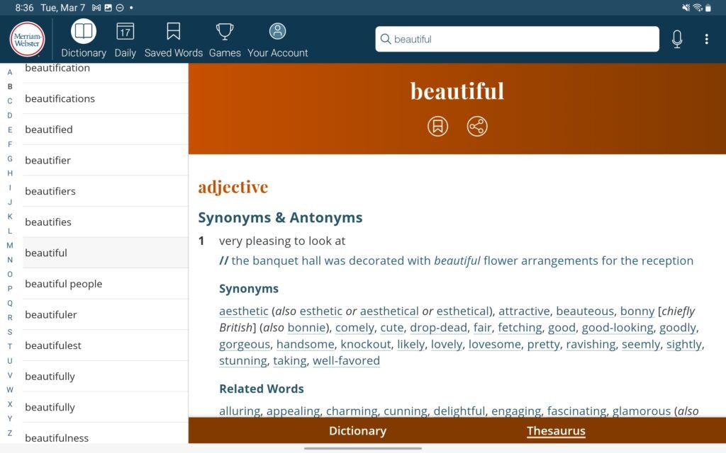 Merriam - Webster Dictionary Merriam - Webster Dictionary