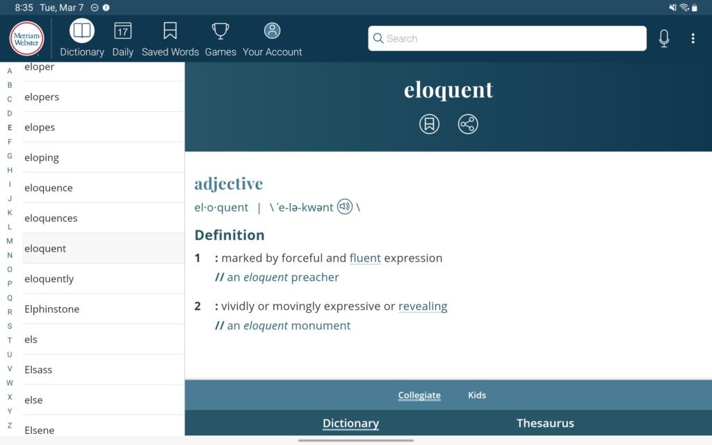 Merriam - Webster Dictionary Merriam - Webster Dictionary