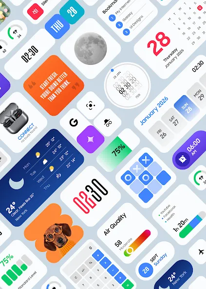 Galaxy Widgets: One UI Galaxy Widgets: One UI