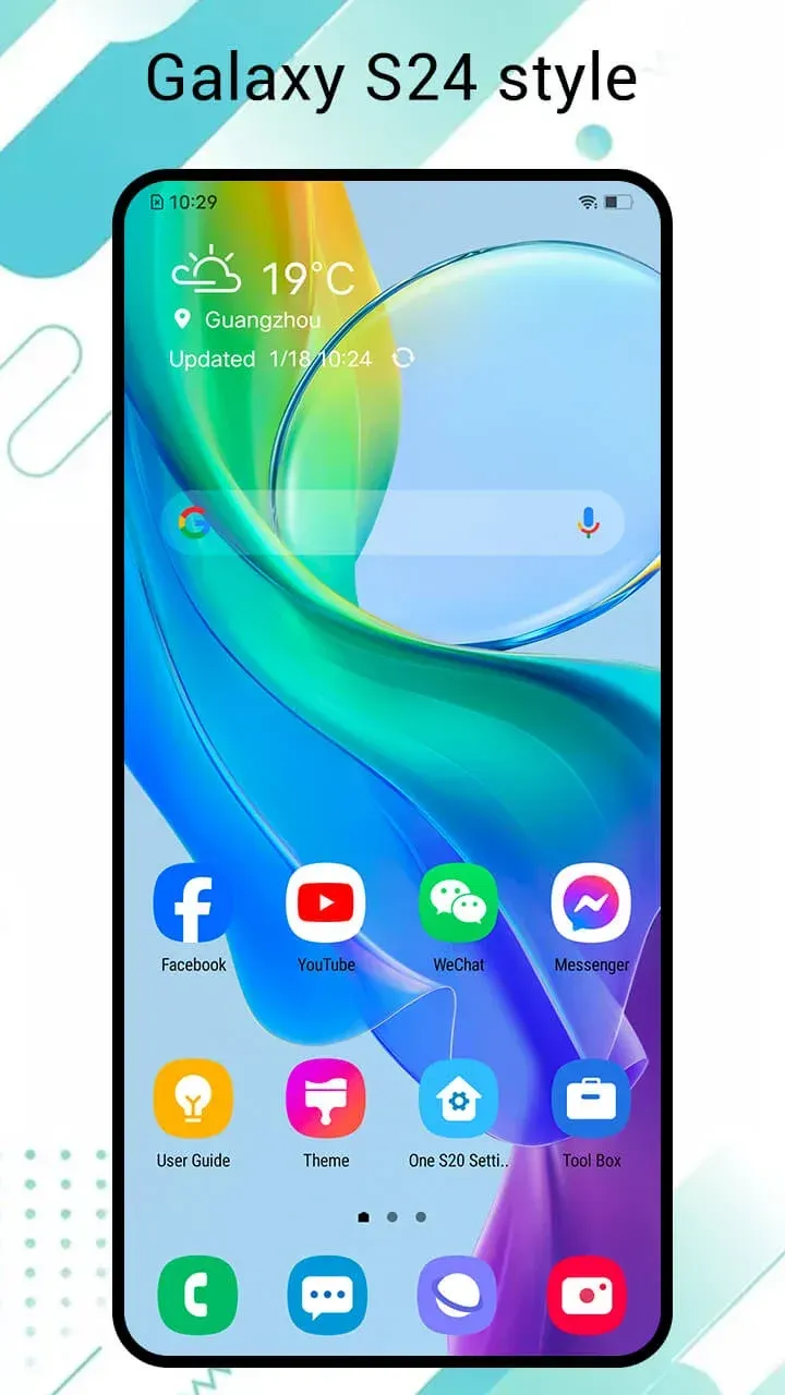 One S25 Launcher 1