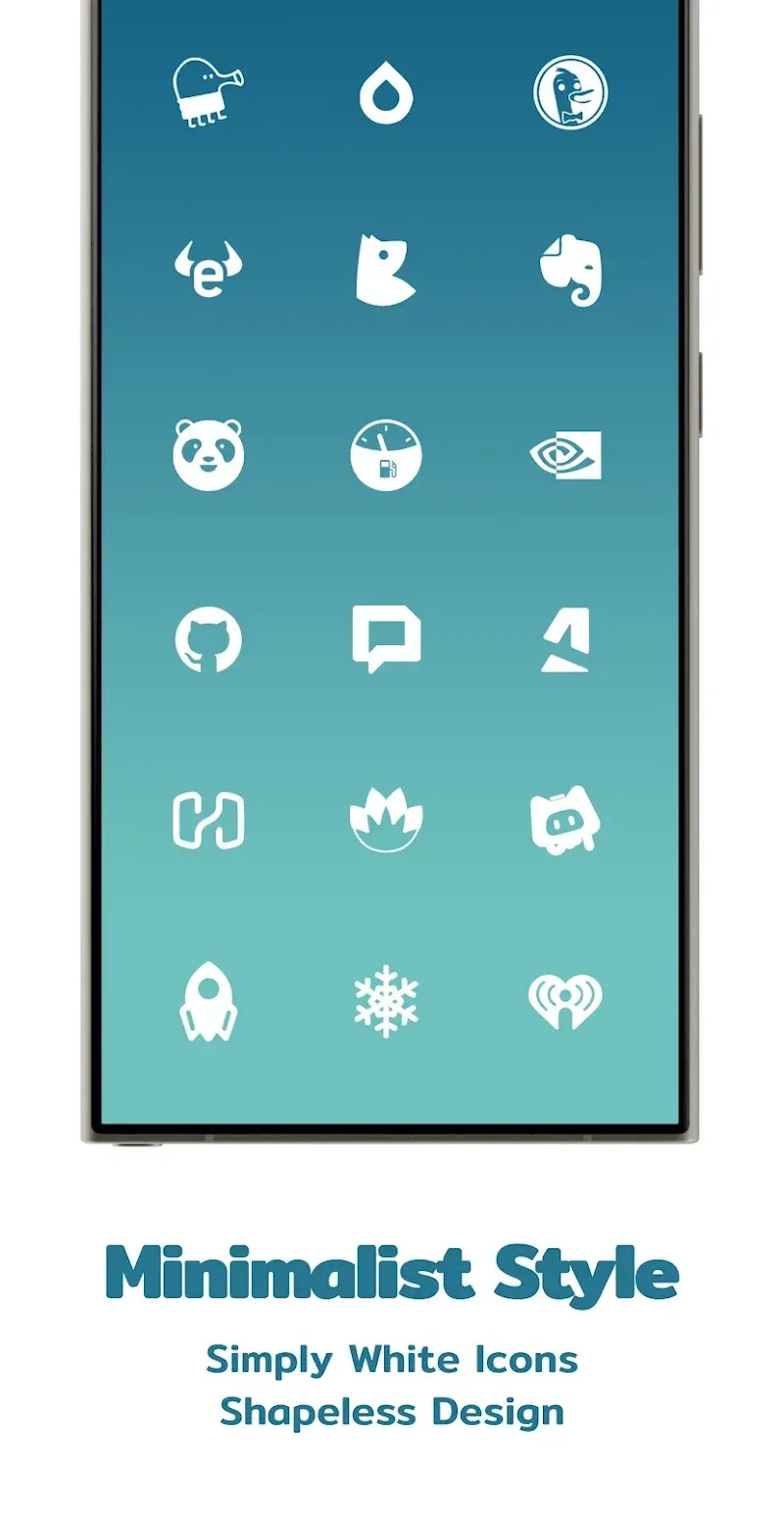 Simply Minimal White Icon Pack 2