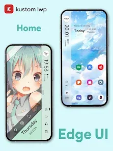EdgeUI For KLWP 1