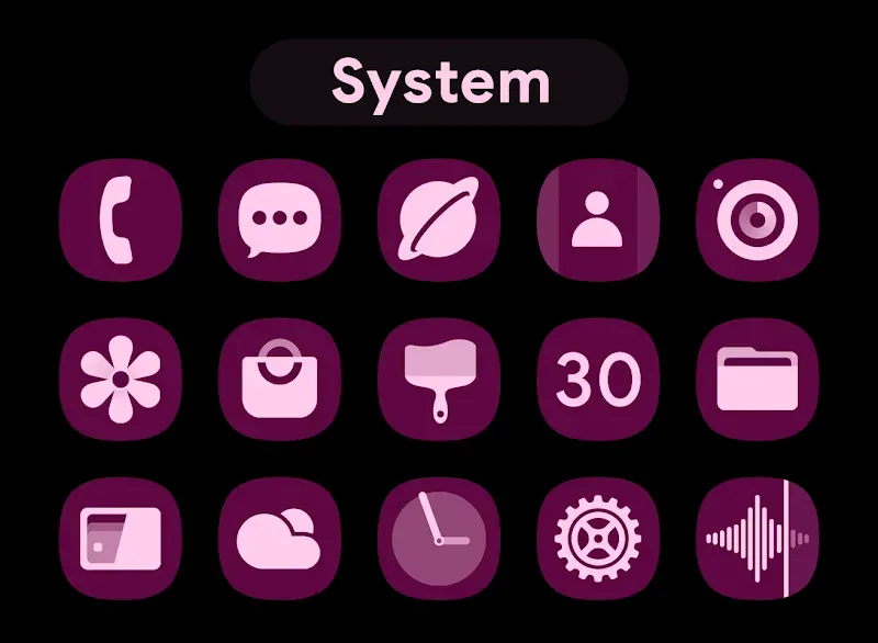 OnePro Dark Icon Pack OnePro Dark Icon Pack