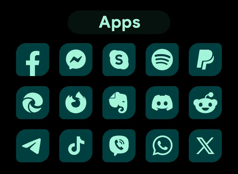 OnePro Dark Icon Pack OnePro Dark Icon Pack