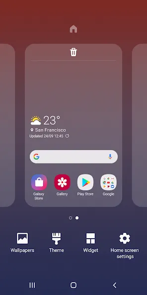 Samsung One UI Home Samsung One UI Home