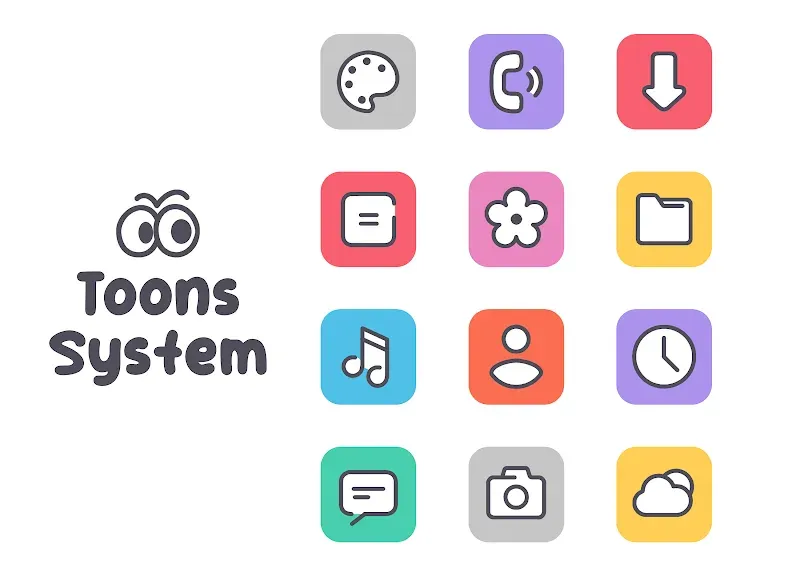 Adaptive Toons Icon Pack Adaptive Toons Icon Pack