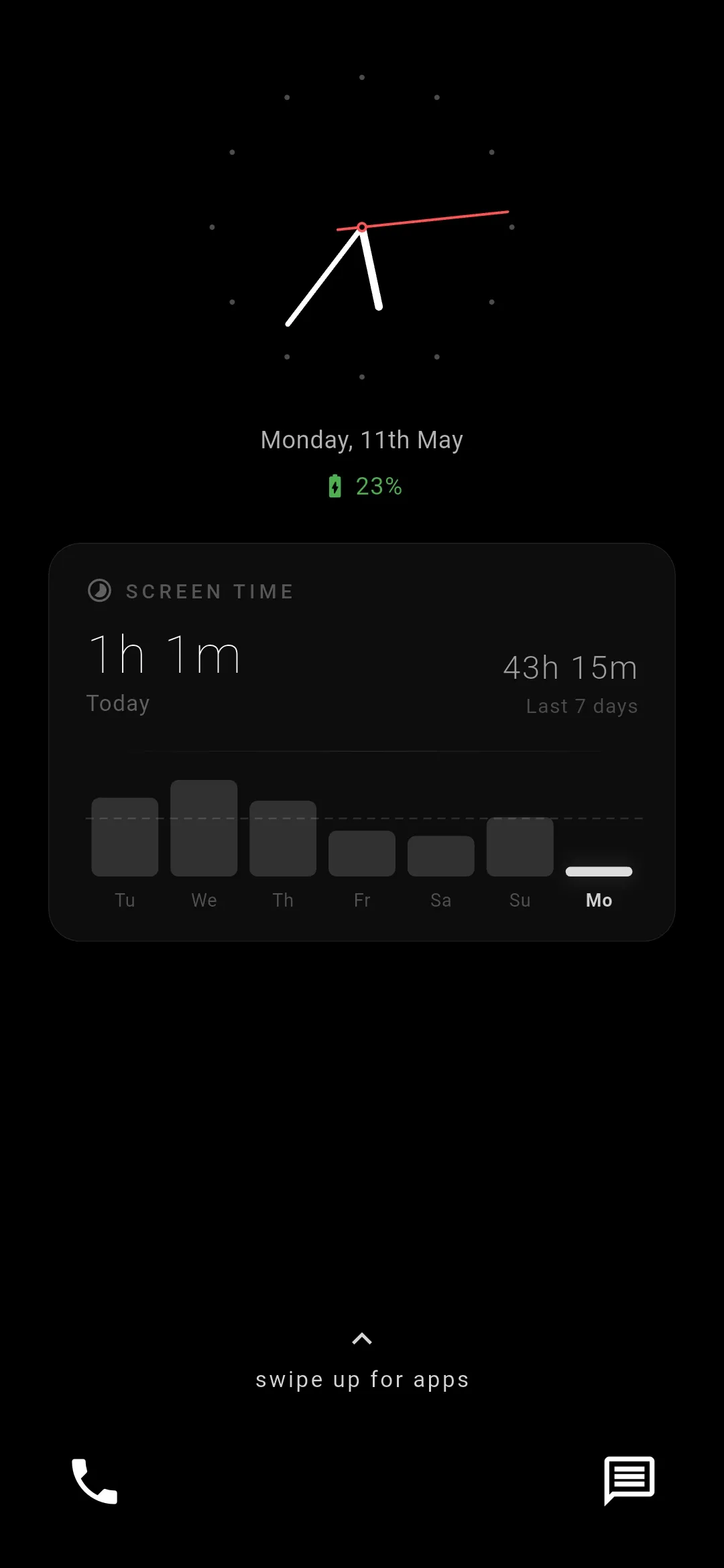 Minimalist phone launcher 1