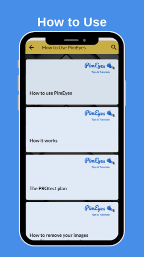 Pim (Eyes) App Search Hints Pim (Eyes) App Search Hints