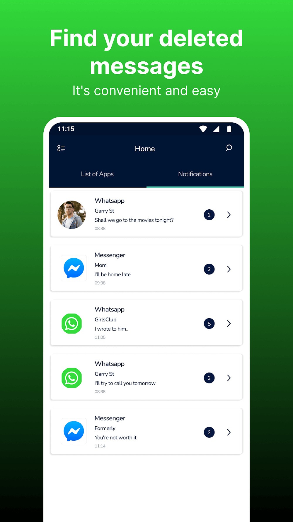 WA Deleted Messages Recovery 3