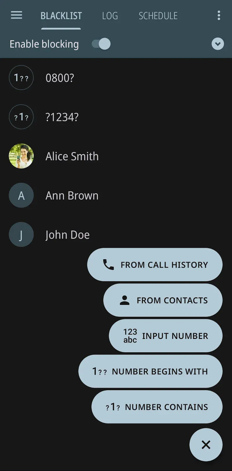 Calls Blacklist Calls Blacklist
