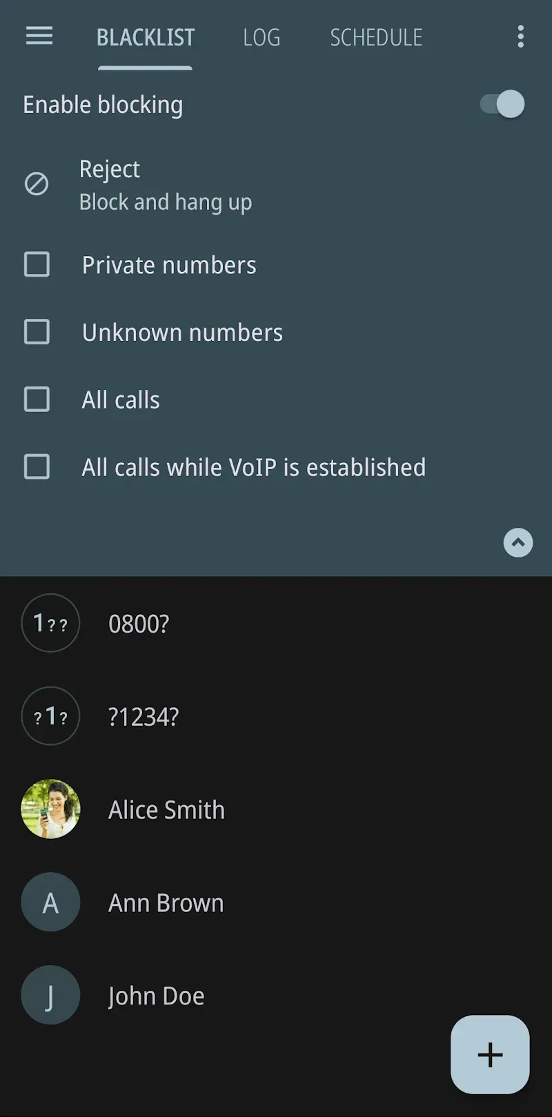 Calls Blacklist Calls Blacklist