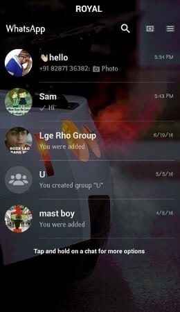 Royal WhatsApp 1