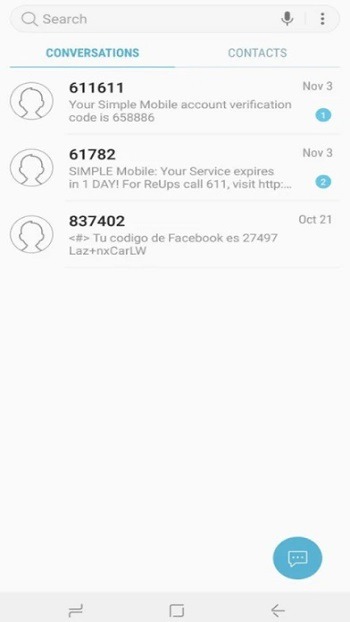 Samsung Messages 1