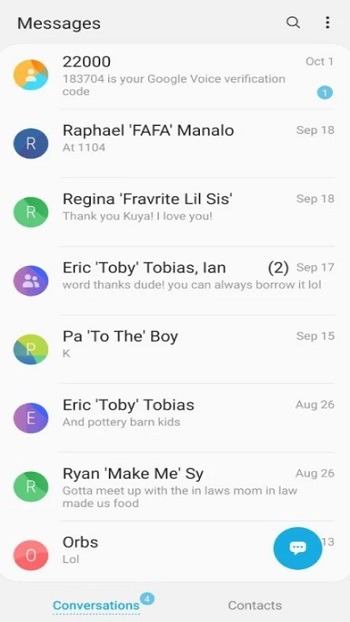 Samsung Messages 4