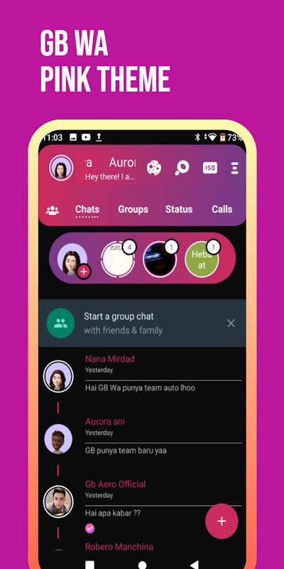 Pink GBWhatsaap 2