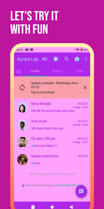 Pink GBWhatsaap 4