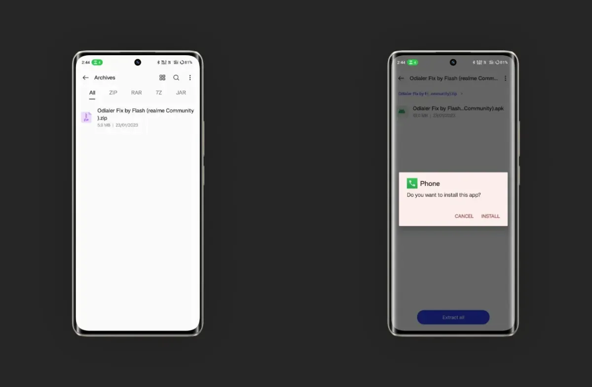 Realme Dialer Realme Dialer