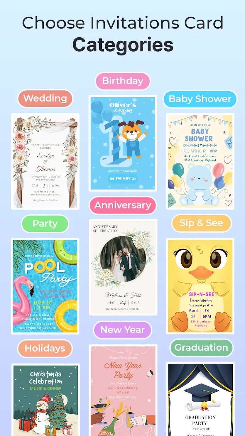 Invitation Maker & Card Design Invitation Maker & Card Design