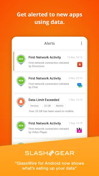 GlassWire Data Usage Monitor GlassWire Data Usage Monitor