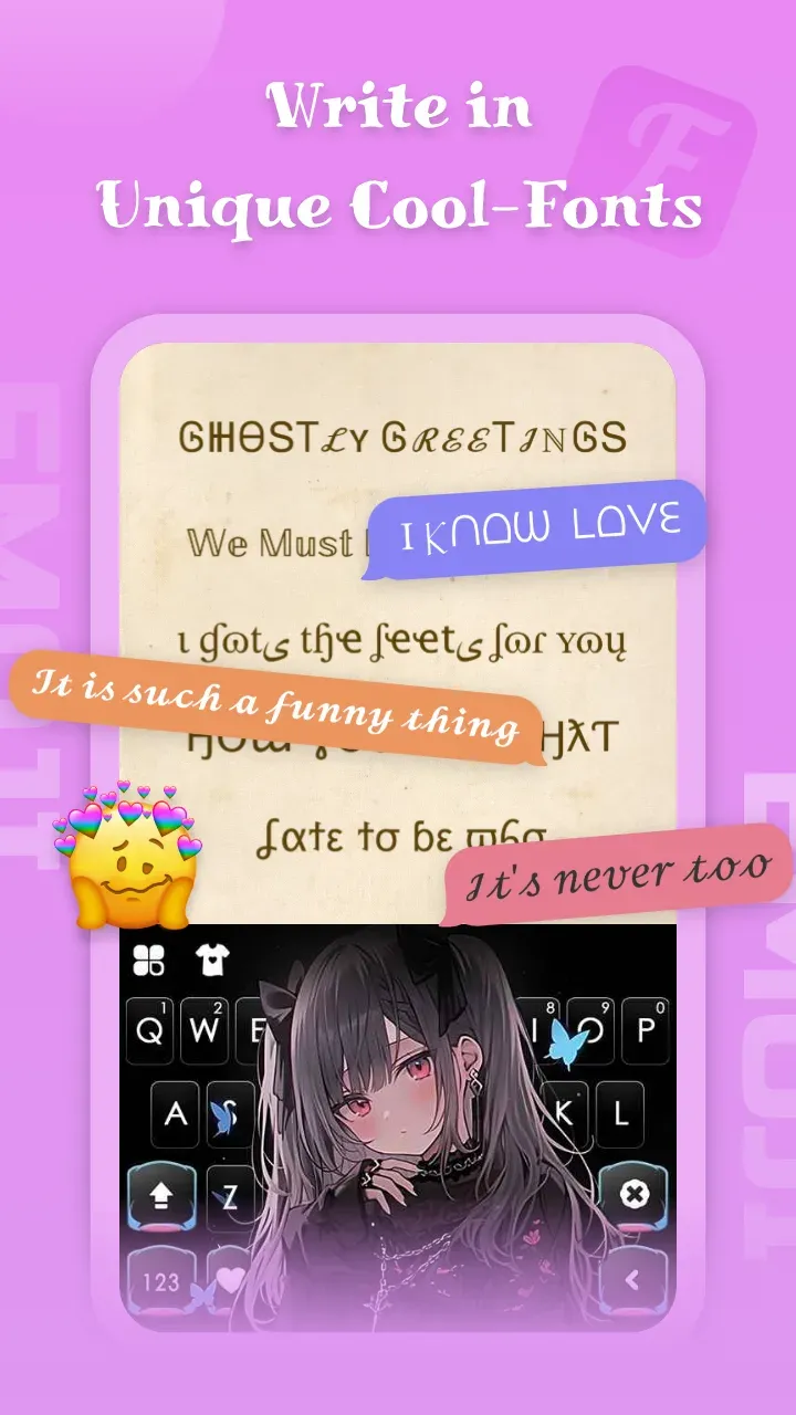 Emoji keyboard Emoji keyboard