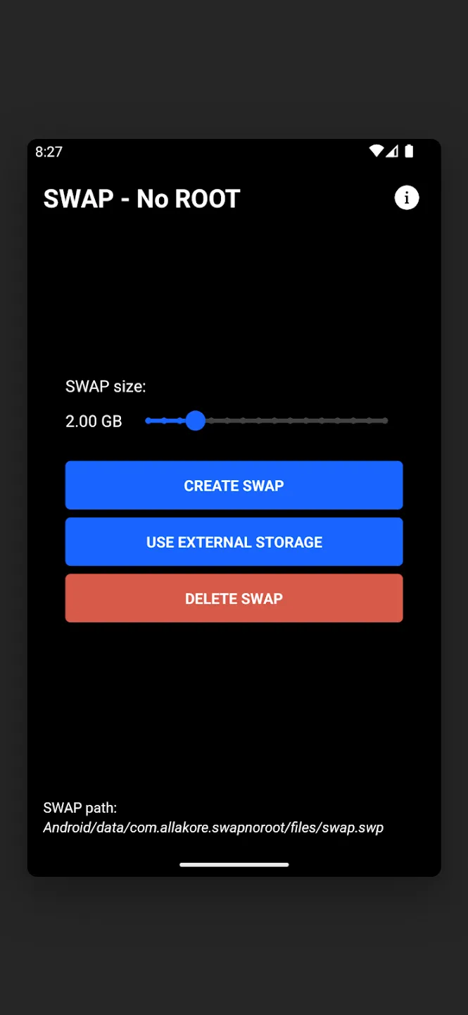 SWAP No ROOT SWAP No ROOT