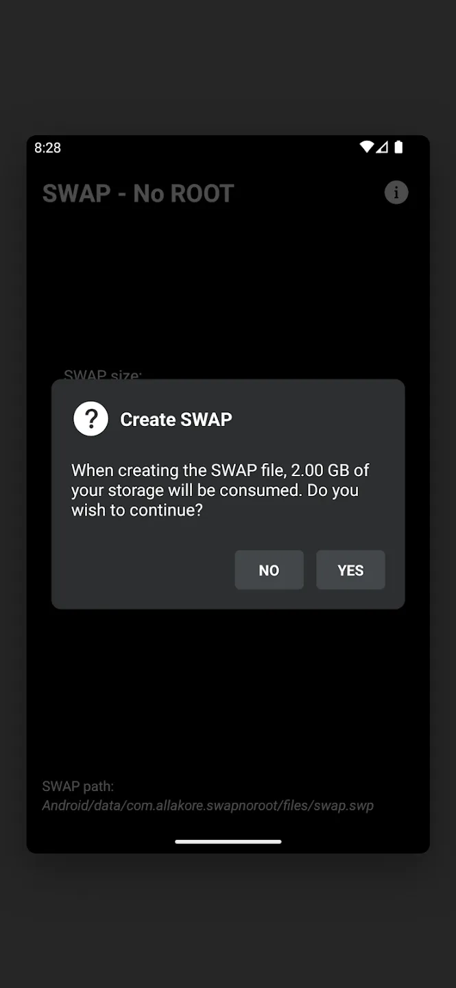SWAP No ROOT SWAP No ROOT