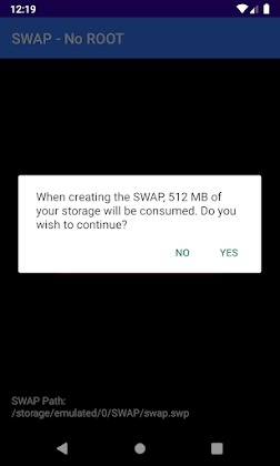 SWAP No ROOT SWAP No ROOT