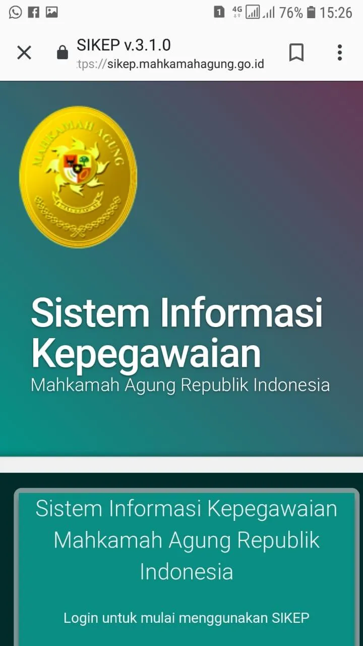Sikep Mahkamah Agung Sikep Mahkamah Agung