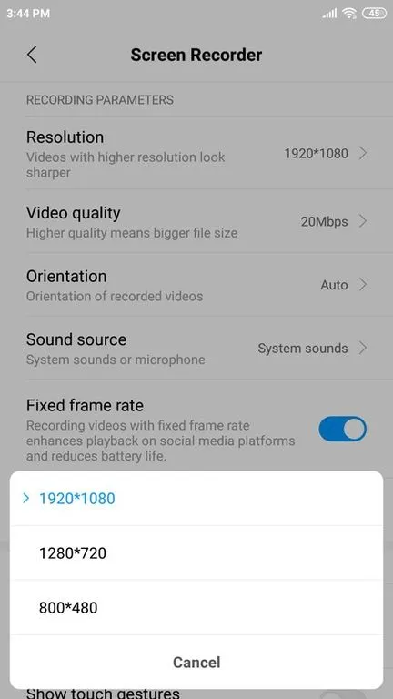 Xiaomi Screen Recorder (MIUI) Xiaomi Screen Recorder (MIUI)