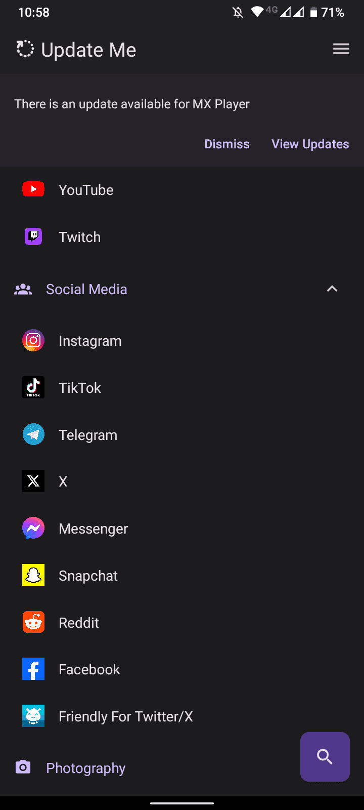 Update Me Update Me