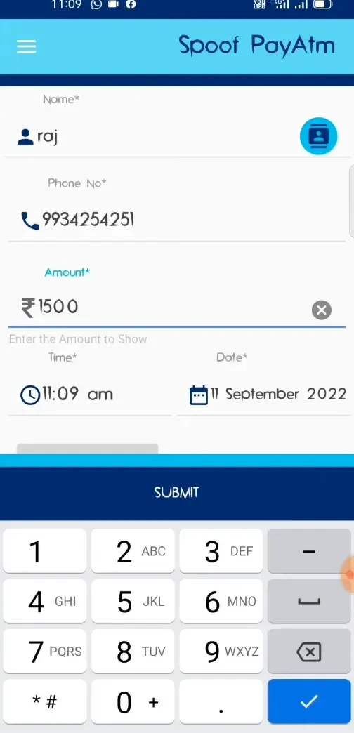 Spoof Paytm Spoof Paytm