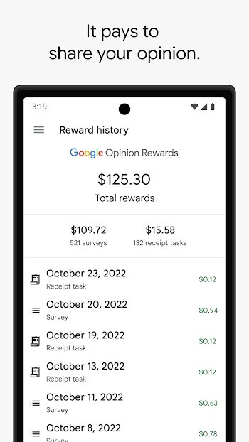 Google Opinion Rewards Google Opinion Rewards