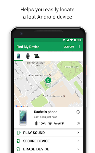 Google Find My Device 1