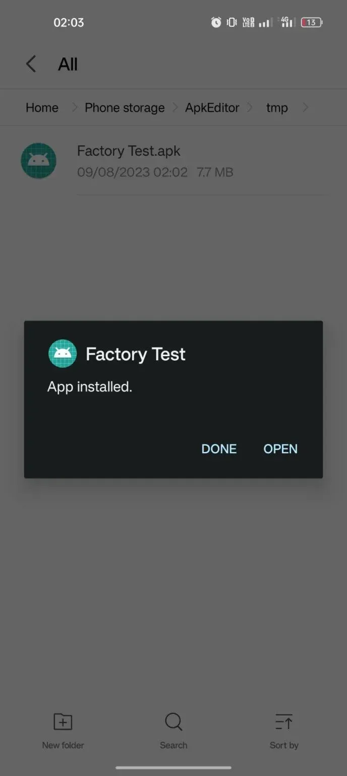 Factory Test Factory Test