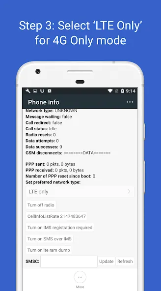 4G LTE Only Mode 4G LTE Only Mode