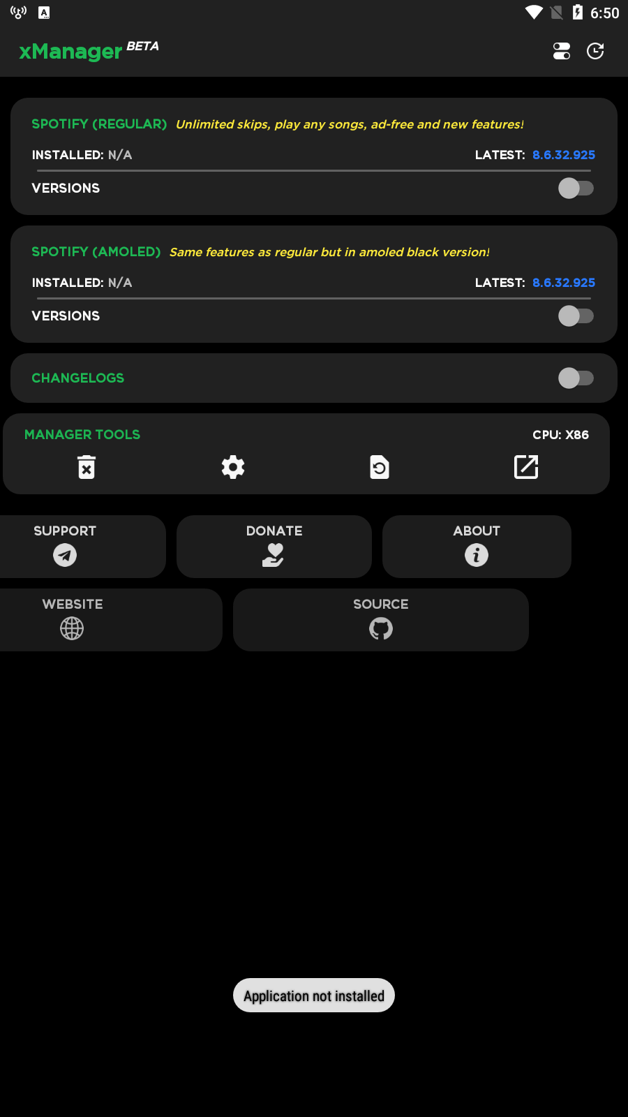 xManager for Spotify 1